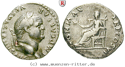 Klicken Sie auf das Bild um es auf Ihrem Rechner zu speichern vespasianus-denar/46596.jpg
