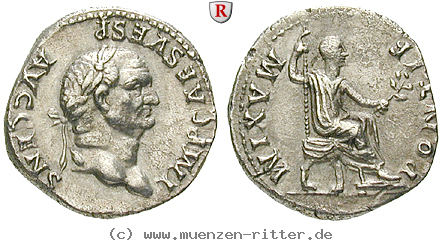 Klicken Sie auf das Bild um es auf Ihrem Rechner zu speichern vespasianus-denar/46598.jpg