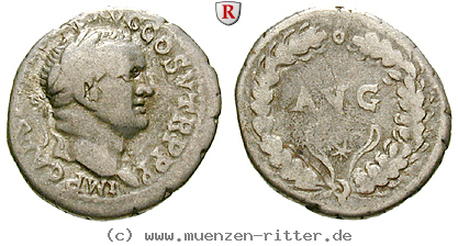 Klicken Sie auf das Bild um es auf Ihrem Rechner zu speichern vespasianus-denar/51934.jpg