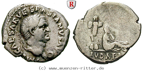 Klicken Sie auf das Bild um es auf Ihrem Rechner zu speichern vespasianus-denar/90220.jpg