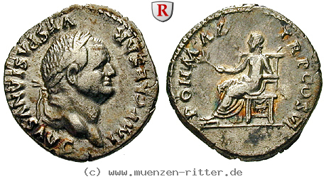 Klicken Sie auf das Bild um es auf Ihrem Rechner zu speichern vespasianus-denar/91552.jpg