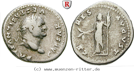 Klicken Sie auf das Bild um es auf Ihrem Rechner zu speichern vespasianus-denar/99485.jpg