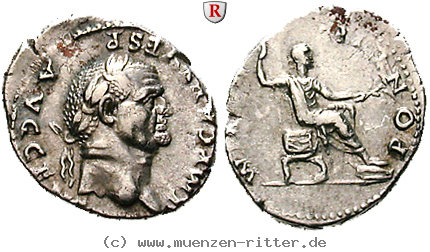 Klicken Sie auf das Bild um es auf Ihrem Rechner zu speichern vespasianus-denar/erom10174.jpg