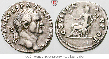 Klicken Sie auf das Bild um es auf Ihrem Rechner zu speichern vespasianus-denar/erom10186.jpg