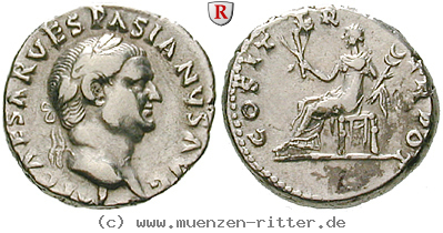 Klicken Sie auf das Bild um es auf Ihrem Rechner zu speichern vespasianus-denar/erom10188.jpg