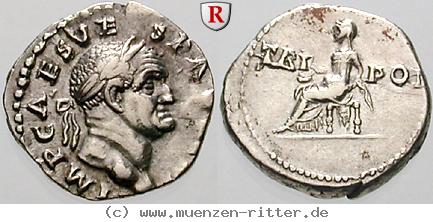 Klicken Sie auf das Bild um es auf Ihrem Rechner zu speichern vespasianus-denar/erom10261.jpg