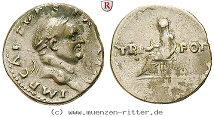 Klicken Sie auf das Bild um es auf Ihrem Rechner zu speichern vespasianus-denar/erom10273.jpg