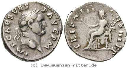 Klicken Sie auf das Bild um es auf Ihrem Rechner zu speichern vespasianus-denar/erom10295.jpg