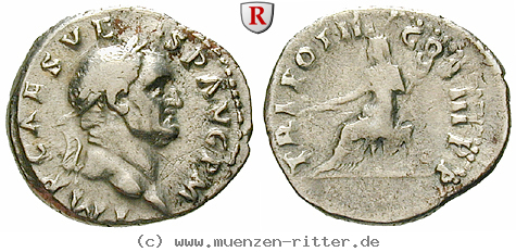 Klicken Sie auf das Bild um es auf Ihrem Rechner zu speichern vespasianus-denar/erom10297.jpg