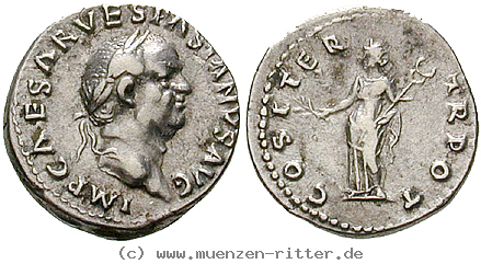 Klicken Sie auf das Bild um es auf Ihrem Rechner zu speichern vespasianus-denar/erom10307.jpg