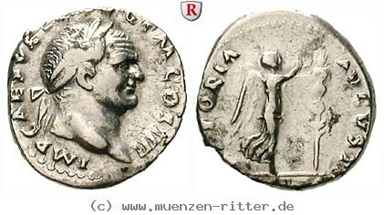 Klicken Sie auf das Bild um es auf Ihrem Rechner zu speichern vespasianus-denar/erom10309.jpg