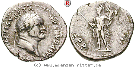 Klicken Sie auf das Bild um es auf Ihrem Rechner zu speichern vespasianus-denar/erom10327.jpg