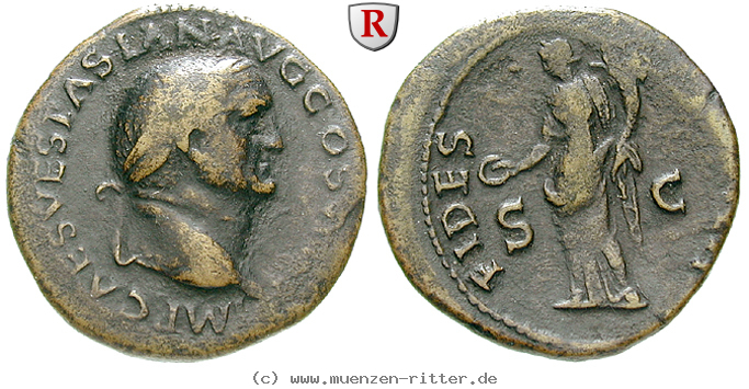 Klicken Sie auf das Bild um es auf Ihrem Rechner zu speichern vespasianus-dupondius/46557.jpg