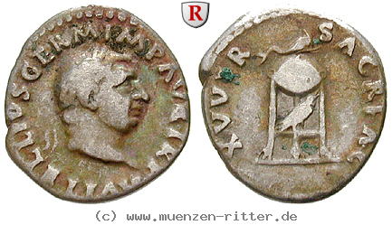Klicken Sie auf das Bild um es auf Ihrem Rechner zu speichern vitellius-denar/25392.jpg