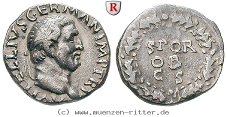 Klicken Sie auf das Bild um es auf Ihrem Rechner zu speichern vitellius-denar/75767.jpg