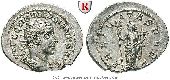 Klicken Sie auf das Bild um es auf Ihrem Rechner zu speichern volusianus-antoninian/95440.jpg
