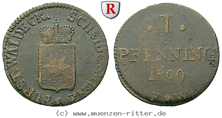 Klicken Sie auf das Bild um es auf Ihrem Rechner zu speichern waldeck-fuerstentum-friedrich-pfennig/23336.jpg
