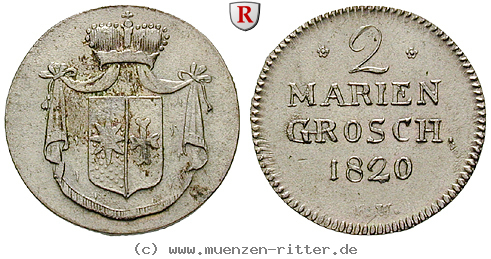Klicken Sie auf das Bild um es auf Ihrem Rechner zu speichern waldeck-fuerstentum-georg-heinrich-2-mariengroschen/23340.jpg