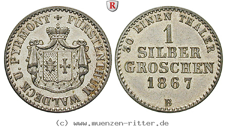 Klicken Sie auf das Bild um es auf Ihrem Rechner zu speichern waldeck-fuerstentum-georg-victor-silbergroschen/49947.jpg