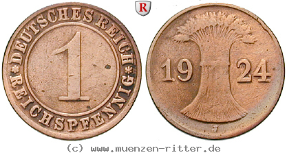 Klicken Sie auf das Bild um es auf Ihrem Rechner zu speichern weimarer-republik-1-reichspfennig/j313.jpg
