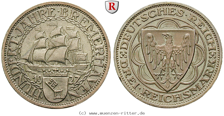 weimarer-republik-3-reichsmark/103327.jpg