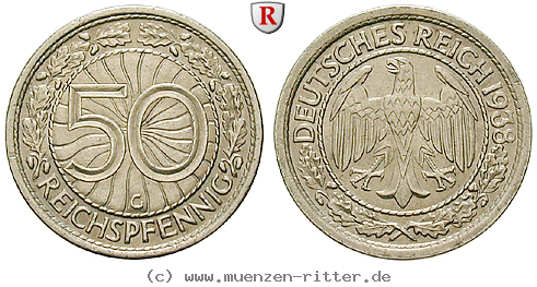 Klicken Sie auf das Bild um es auf Ihrem Rechner zu speichern weimarer-republik-50-reichspfennig/59049.jpg