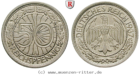 Klicken Sie auf das Bild um es auf Ihrem Rechner zu speichern weimarer-republik-50-reichspfennig/82053.jpg