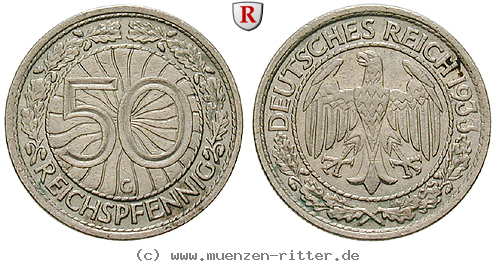 Klicken Sie auf das Bild um es auf Ihrem Rechner zu speichern weimarer-republik-50-reichspfennig/ejae-10886.jpg