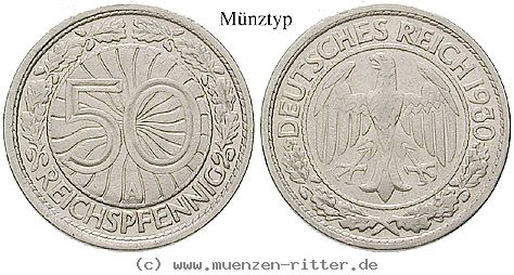 Klicken Sie auf das Bild um es auf Ihrem Rechner zu speichern weimarer-republik-50-reichspfennig/j324.jpg