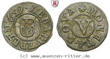 Klicken Sie auf das Bild um es auf Ihrem Rechner zu speichern werden-und-helmstedt-abtei-heinrich-iv-duecker-5-heller/69854.jpg