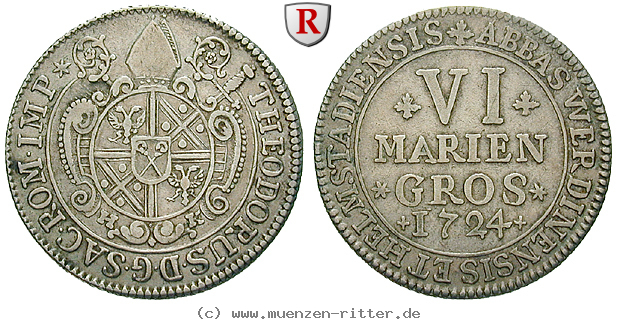Klicken Sie auf das Bild um es auf Ihrem Rechner zu speichern werden-und-helmstedt-abtei-theodor-von-thier-6-mariengroschen/69861.jpg