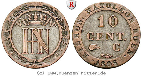 Klicken Sie auf das Bild um es auf Ihrem Rechner zu speichern westfalen-koenigreich-hieronymus-napoleon-10-centimes/22607.jpg