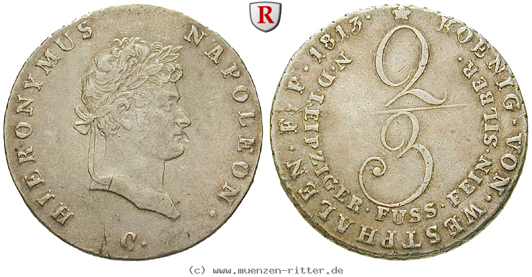 Klicken Sie auf das Bild um es auf Ihrem Rechner zu speichern westfalen-koenigreich-hieronymus-napoleon-2-3-taler/54428.jpg