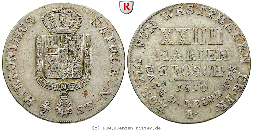 Klicken Sie auf das Bild um es auf Ihrem Rechner zu speichern westfalen-koenigreich-hieronymus-napoleon-24-mariengroschen/22605.jpg
