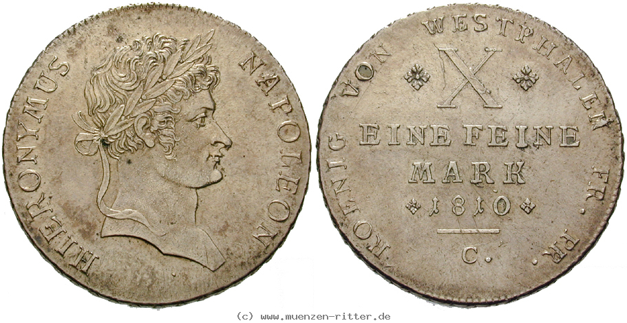 Klicken Sie auf das Bild um es auf Ihrem Rechner zu speichern westfalen-koenigreich-hieronymus-napoleon-konventionstaler/eadt6893.jpg