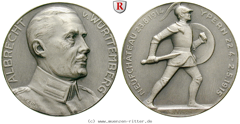 Klicken Sie auf das Bild um es auf Ihrem Rechner zu speichern wuerttemberg-albrecht-herzog-von-wuerttemberg-silbermedaille/35154.jpg