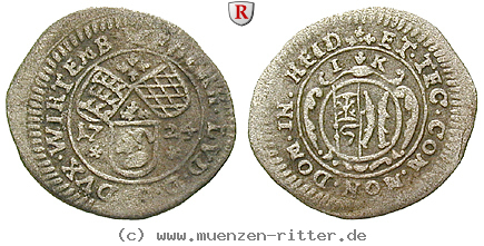Klicken Sie auf das Bild um es auf Ihrem Rechner zu speichern wuerttemberg-eberhard-ludwig-kreuzer/41510.jpg