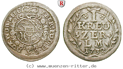 Klicken Sie auf das Bild um es auf Ihrem Rechner zu speichern wuerttemberg-eberhard-ludwig-kreuzer/41512.jpg