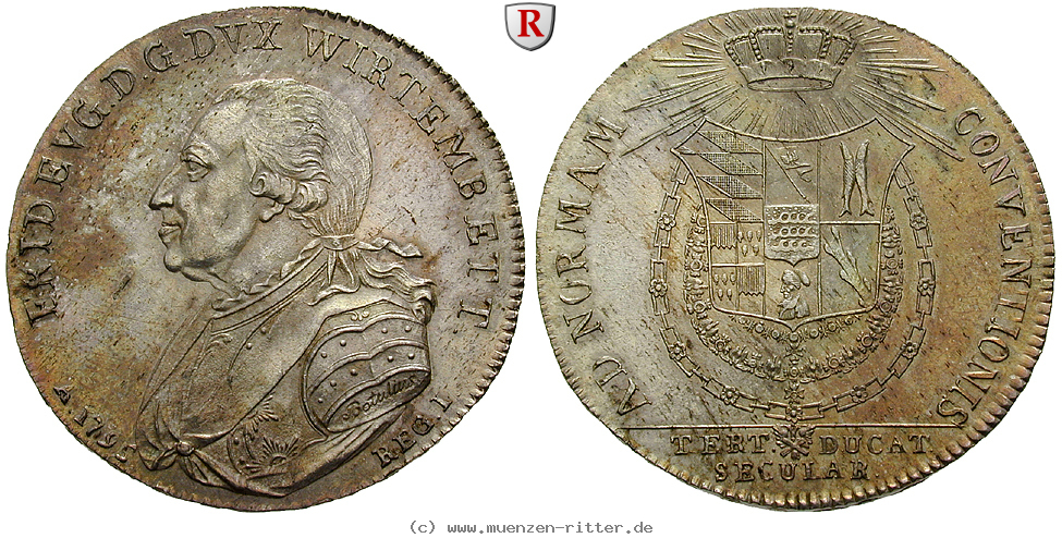Klicken Sie auf das Bild um es auf Ihrem Rechner zu speichern wuerttemberg-friedrich-eugen-konventionstaler/92407.jpg