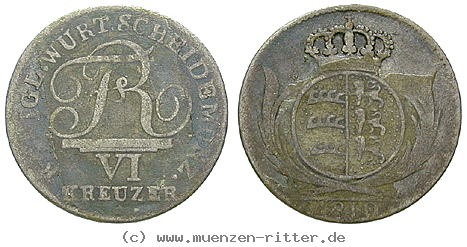 Klicken Sie auf das Bild um es auf Ihrem Rechner zu speichern wuerttemberg-friedrich-i--koenig-6-kreuzer/18273.jpg