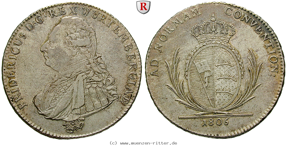 wuerttemberg-friedrich-i--koenig-konventionstaler/92366.jpg