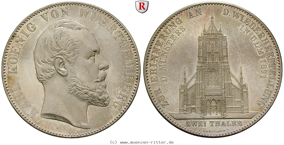 Klicken Sie auf das Bild um es auf Ihrem Rechner zu speichern wuerttemberg-karl-doppeltaler/35376.jpg