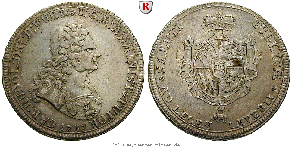 Klicken Sie auf das Bild um es auf Ihrem Rechner zu speichern wuerttemberg-karl-rudolph-reichstaler/92400.jpg