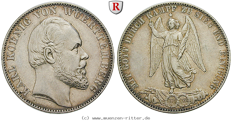 Klicken Sie auf das Bild um es auf Ihrem Rechner zu speichern wuerttemberg-karl-siegestaler/27457.jpg