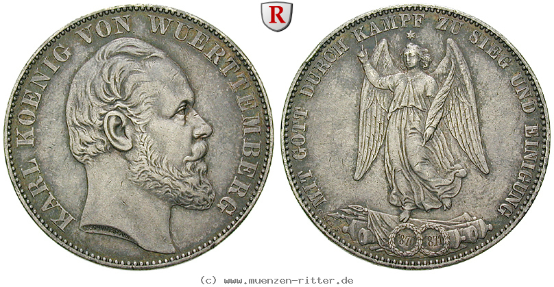 Klicken Sie auf das Bild um es auf Ihrem Rechner zu speichern wuerttemberg-karl-siegestaler/72464.jpg