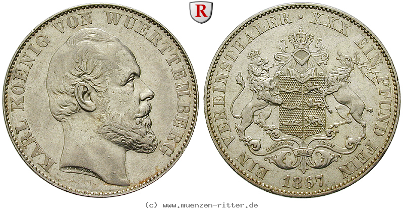wuerttemberg-karl-vereinstaler/94063.jpg