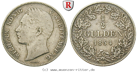 Klicken Sie auf das Bild um es auf Ihrem Rechner zu speichern wuerttemberg-wilhelm-i-1-2-gulden/41413.jpg