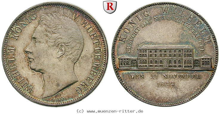 Klicken Sie auf das Bild um es auf Ihrem Rechner zu speichern wuerttemberg-wilhelm-i-gulden/90759.jpg
