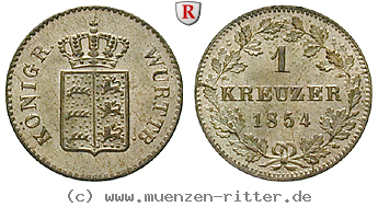 Klicken Sie auf das Bild um es auf Ihrem Rechner zu speichern wuerttemberg-wilhelm-i-kreuzer/90793.jpg