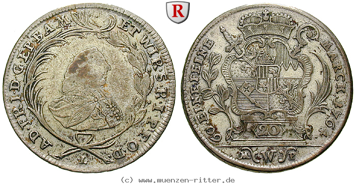 Klicken Sie auf das Bild um es auf Ihrem Rechner zu speichern wuerzburg-bistum-adam-friedrich-von-seinsheim-20-kreuzer/86179.jpg